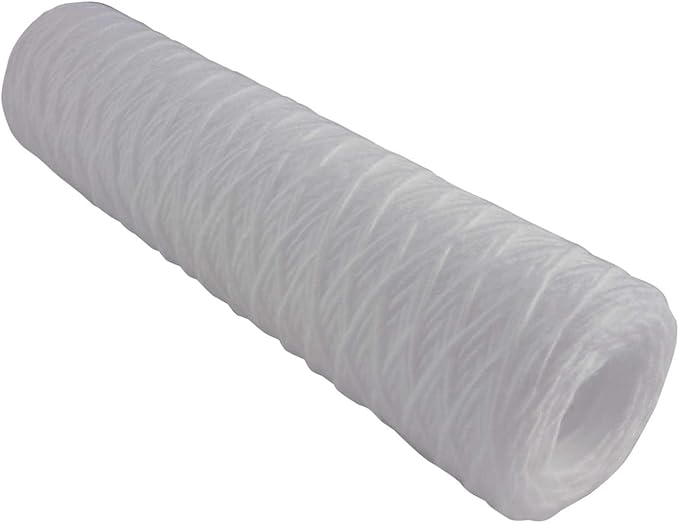 Tier1 5 Micron 10 Inch x 2.5 Inch | String Wound Polypropylene Whole House Sediment Water Filter Replacement Cartridge | Compatible with OmniFilter RS2-SS, Pentek WP-5, WHCF-WHSW, Home Water Filter