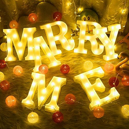 Creation Core 8.7" Tall Large LED LOVE Marquee Signs Battery Operated Warm White Light Up Letters for Home Bedroom Wedding Table Wall Decor, LOVE