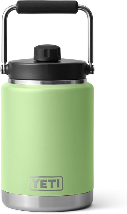 YETI Rambler Half Gallon Jug, Vacuum Insulated, Stainless Steel with MagCap, Key Lime