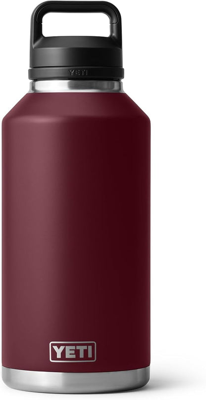 YETI Rambler 64 oz Bottle, Vacuum Insulated, Stainless Steel with Chug Cap, Wild Vine Red