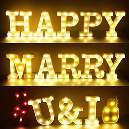 Creation Core 8.7" Tall Large LED COFFEE Word Marquee Signs Battery Operated Warm White Light Up Letters for Home Kitchen Office Wedding Cafe Decor, COFFEE