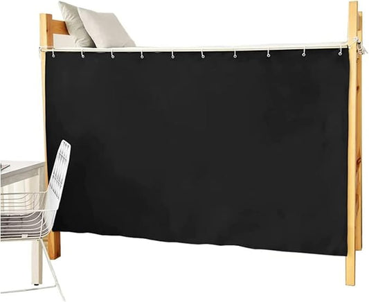 Dorm Home Solid Thicken Bunk Blackout Bed Curtains Cloth Bed Canopy Students Single Sleeper，1panel