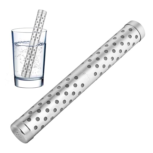 10pack Alkaline Water Stick PH Alkalizer Ionizer Stainless Steel Hydrogen Minerals Wand Water Purifier Filter