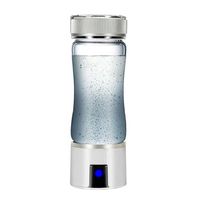 300ml Level Up Hydrogen Water Bottle, 3000PPB Hydrogen Water Ionizer, High Efficiency Portable Hydrogen Water Bottle for Home Office 5V