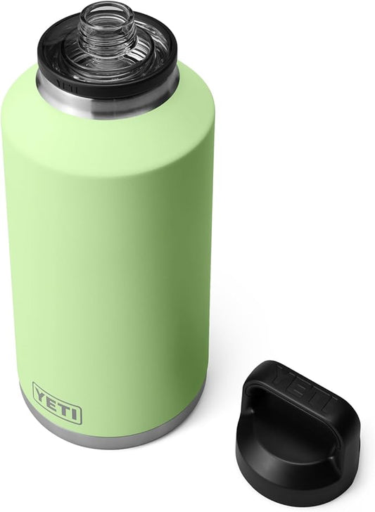 YETI Rambler 64 oz Bottle, Vacuum Insulated, Stainless Steel with Chug Cap, Key Lime