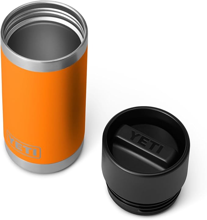 YETI Rambler 12 oz Bottle, Stainless Steel, Vacuum Insulated, with Hot Shot Cap