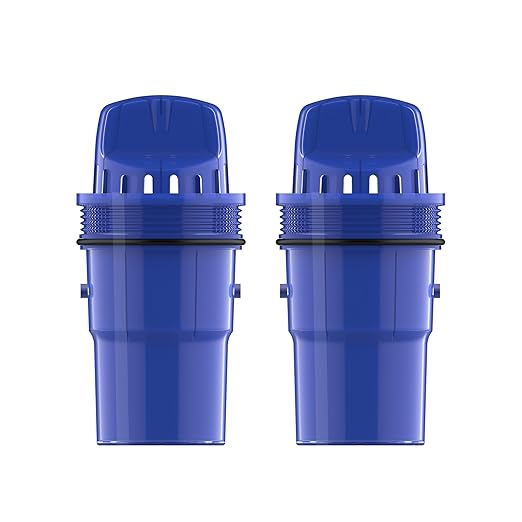 2 Packs Pitcher Water Filter Replacement for All PUR®, PUR® Plus Pitcher and Dispenser Filtration Systems, CRF950Z, PPF951K™, PPF900Z™, NSF Certified, AQUA CREST