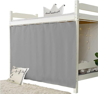 Dorm Home Solid Thicken Bunk Blackout Bed Curtains Cloth Bed Canopy Students Single Sleeper，2panels