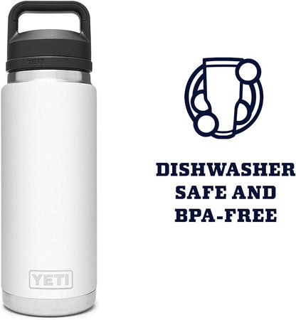 YETI Rambler 26 oz Bottle, Vacuum Insulated, Stainless Steel with Chug Cap