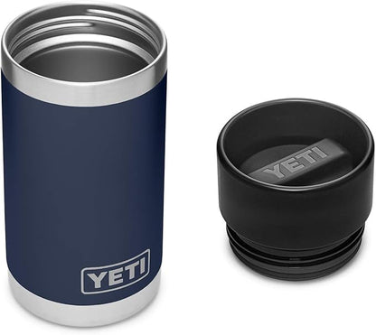 YETI Rambler 12 oz Bottle, Stainless Steel, Vacuum Insulated, with Hot Shot Cap