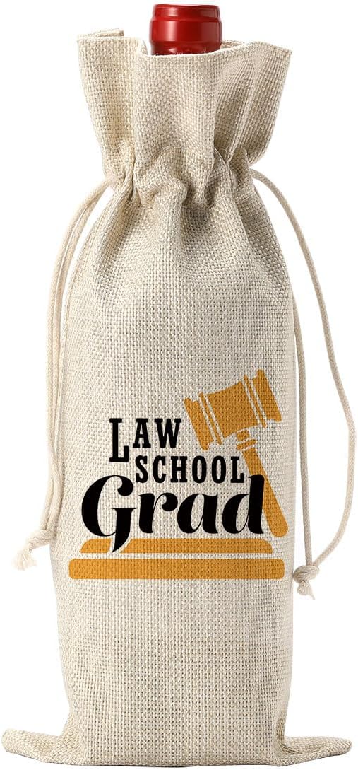 YUANHAO Lawyer Wine Bag Lawyer Gifts for Women Men Lawyer Graduation Gifts Lawyer Appreciation Gifts Thank You Gifts Law College Gifts for Judge Law Grad Wine Bag