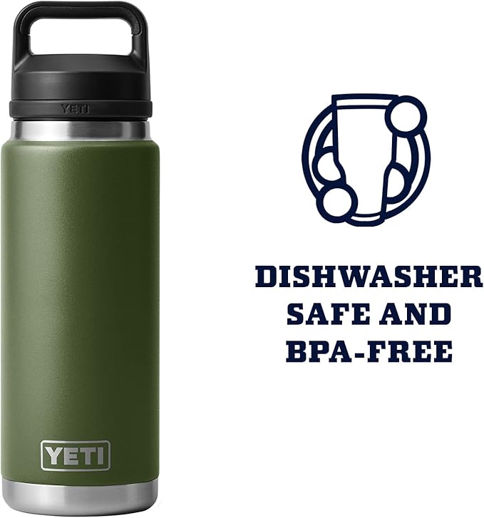 YETI Rambler 26 oz Bottle, Vacuum Insulated, Stainless Steel with Chug Cap