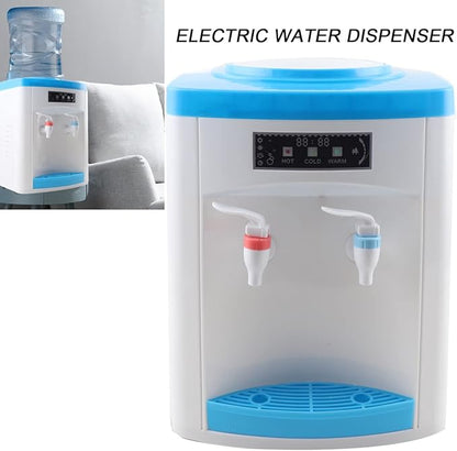 Top Loading Water Cooler Water Dispenser Countertop Water Cooler Dispenser for 3 to 5 Gallon Bottles, Hot Cold Water Dispenser for Home Kitchen Offices Dorm