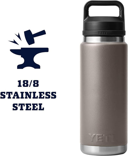 YETI Rambler 26 oz Bottle, Vacuum Insulated, Stainless Steel with Chug Cap