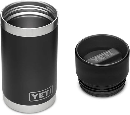 YETI Rambler 12 oz Bottle, Stainless Steel, Vacuum Insulated, with Hot Shot Cap