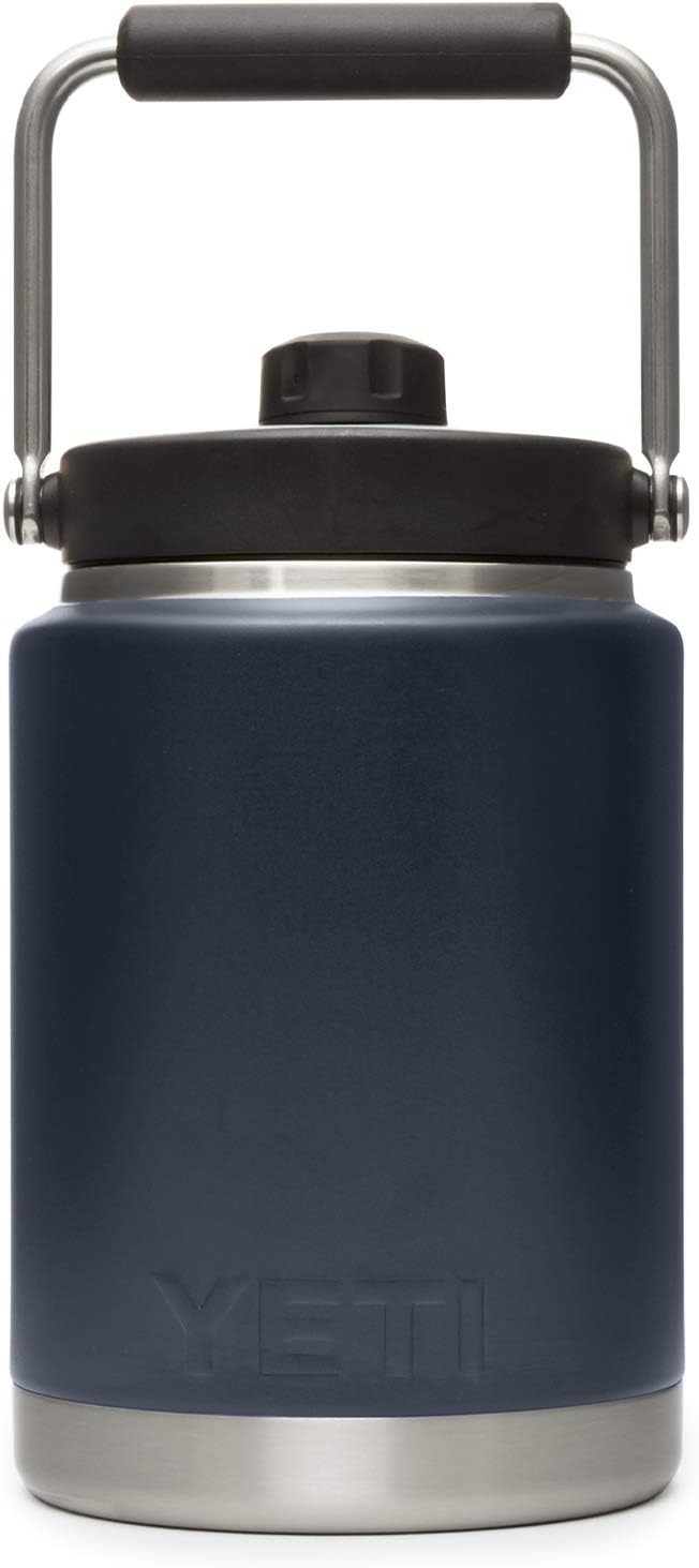 YETI Rambler Half Gallon Jug, Vacuum Insulated, Stainless Steel with MagCap, Navy