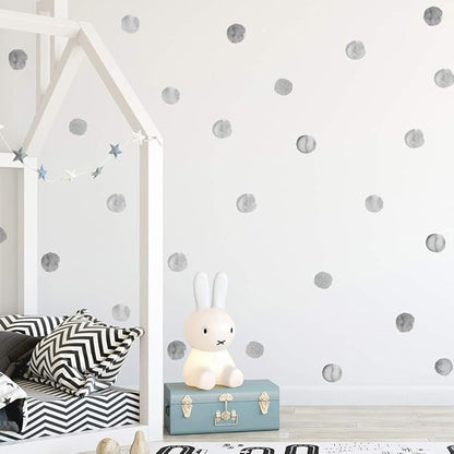 Wall Sticker, Rohome PVC Peel and Stick Wall Decals Wall Decor Mural Multi-Color Dots Sofa Background Living Room Boys Girls Baby Bedroom Kitchen Nursery Room Furniture Decorations (Parent) (Gray)