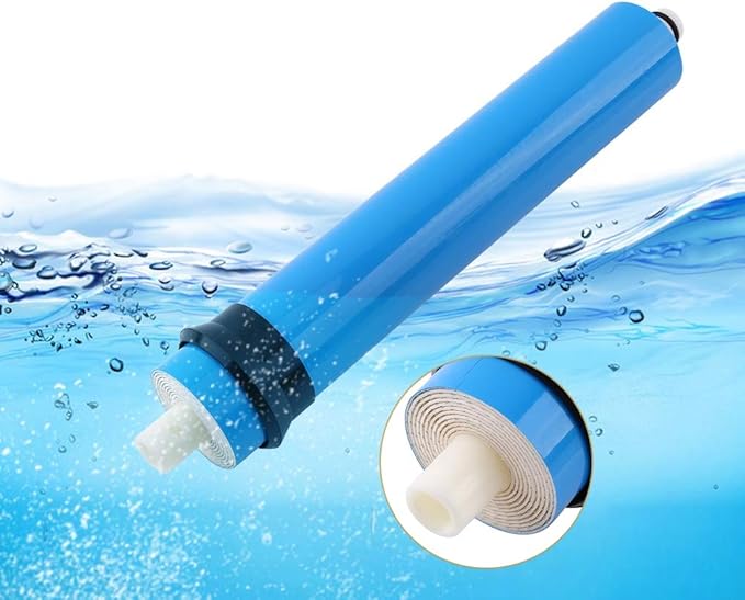 Water Filter Membrane, Reverse Osmosis Element Water Filter Membrane Element ULP1812-75GPD for Home Water, Hospital, Laboratory Pure Water Device