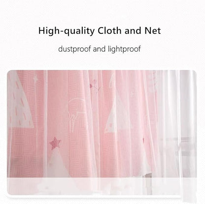 Students Dorm Bunk Bed Curtain Home Privacy Bed Shading Curtain Net Bed Cloth Dustproof Blackout Bed Canopy Bedding Curtain Students Dormitory Tent Lightproof Cloth Bedding Canopy Spread Curtain