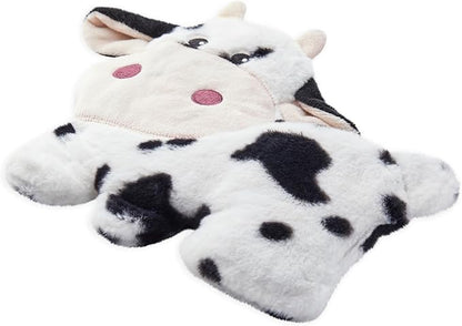 Zodaca Cow Plush Heating Pad, Microwavable Stuffed Animal (Lavender Scented)