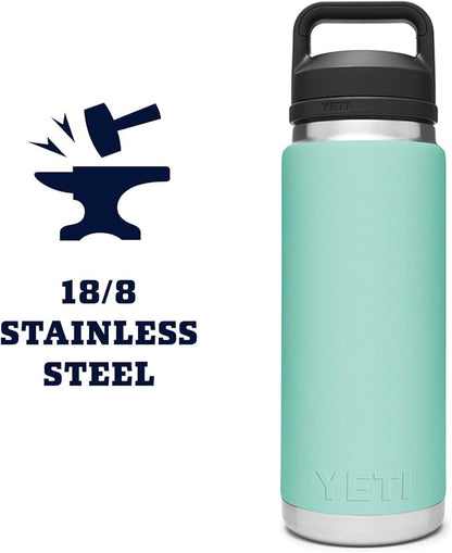 YETI Rambler 26 oz Bottle, Vacuum Insulated, Stainless Steel with Chug Cap