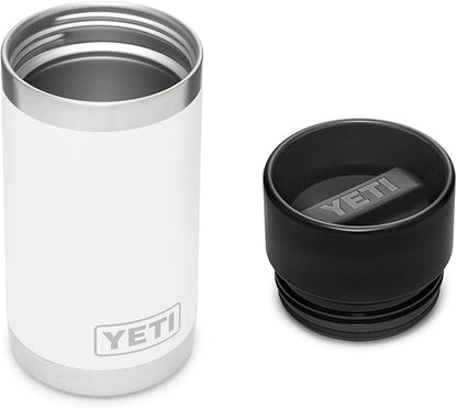 YETI Rambler 12 oz Bottle, Stainless Steel, Vacuum Insulated, with Hot Shot Cap