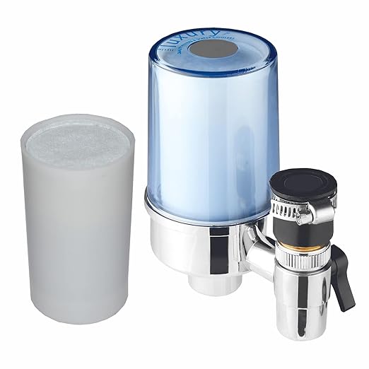 Water Stream - On Tap Water Filter, Kitchen, Water Filter Tap, Activated Carbon - Reduces Chlorine and Other Contaminants, Easy Installation - Fits Standard Faucets