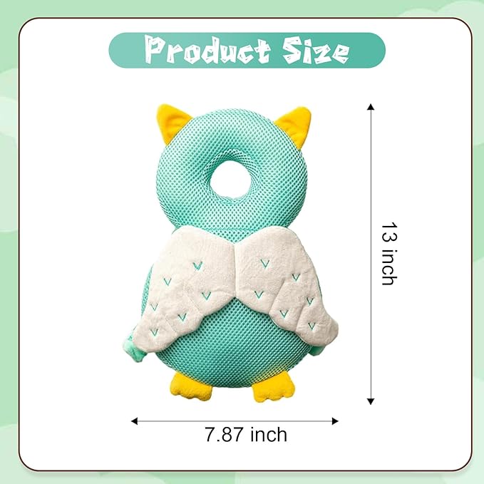 Вaby hеad Protector Backpack,Вaby Walkers Protective Toddler, Hеad Protector for Baby Walking Owl4