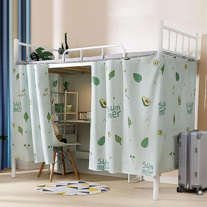 Students Dorm Bunk Bed Curtain Home Privacy Bed Shading Curtain Net Bed Cloth Dustproof Blackout Bed Canopy Bedding Curtain Students Dormitory Tent Lightproof Cloth Bedding Canopy Spread Curtain