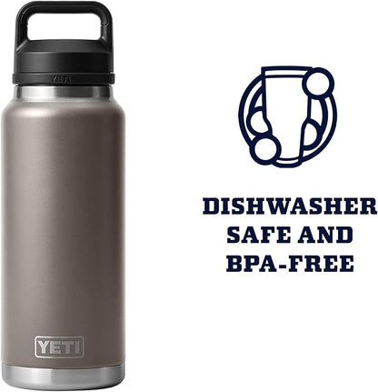 YETI Rambler 36 oz Bottle Retired Color, Vacuum Insulated, Stainless Steel with Chug Cap, Sharptail Taupe