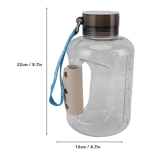 1.5L Hydrogen Water Bottle, Portable Rechargeable Waterionizer Generator, SPE PEM Tchnology Create Hydrogen Enriched Water for Home Travel Office Exercise (Beige)