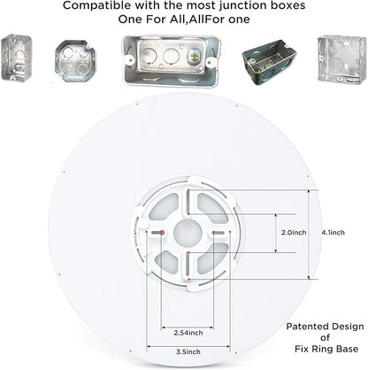 TALOYA Flush Mount Ceiling Light, Round 36W 15.8 inch Daylight Modern Ceiling Light, LED Light Fixtures Ceiling Mount, Close to Ceiling Lights for Bedroom, Kitchen, Laundry Room, Living Room