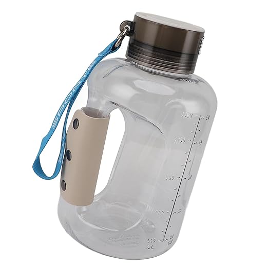 1.5L Hydrogen Water Bottle, Portable Rechargeable Waterionizer Generator, SPE PEM Tchnology Create Hydrogen Enriched Water for Home Travel Office Exercise (Beige)