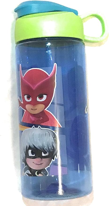 Zak! PJ Masks PJMJ-T070 Designs BPA Free 16.5 oz Boys & Girls Licensed Character Cold Water Bottles -Carry Loop & Snap Lid