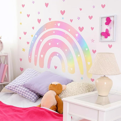 Rainbow Wall Stickers for Home Decoration, Bathroom, Bedroom, Kitchen, Living Room