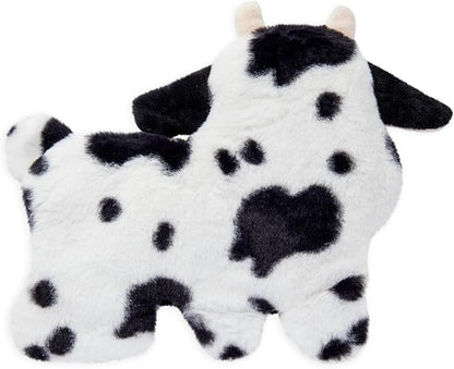 Zodaca Cow Plush Heating Pad, Microwavable Stuffed Animal (Lavender Scented)