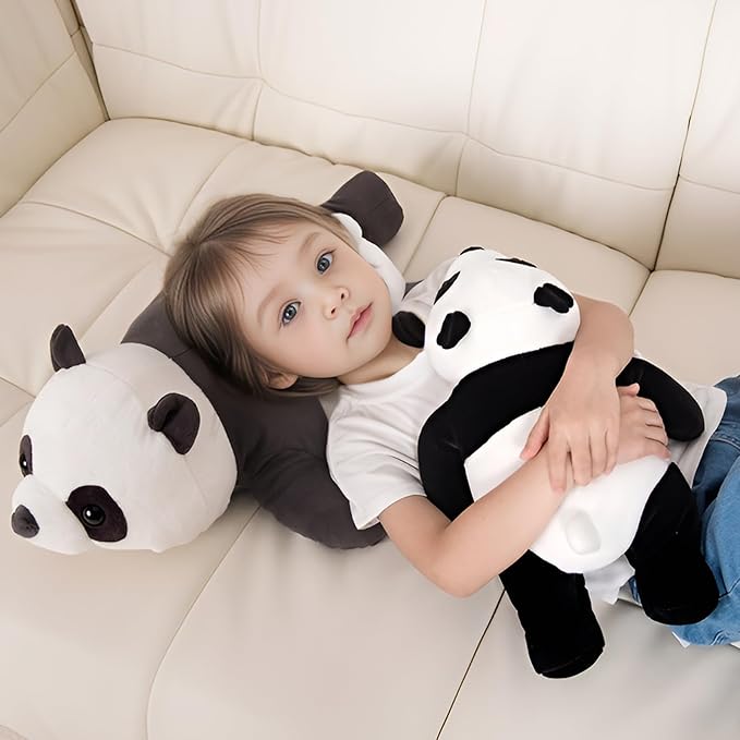 16inch Cute Giant Panda Bear Plush Soft Body Pillow, Panda Stuffed Animals Toys plushies, Gift for Kids,Girls and Boy, Birthday