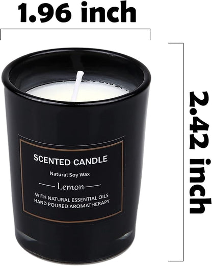 12 Pack Scented Candles Gift Set 2.5oz Strong Fragrance Aromatherapy Jar Candle Set Soy Wax Decorative Candles for Home Scented Candles Best Gifts for Women.