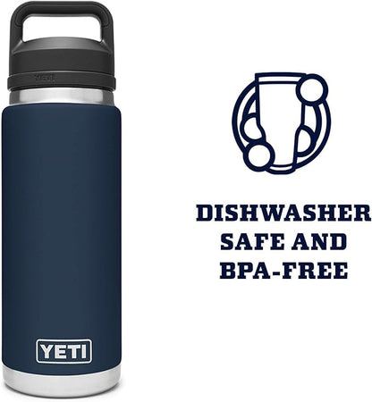 YETI Rambler 26 oz Bottle, Vacuum Insulated, Stainless Steel with Chug Cap