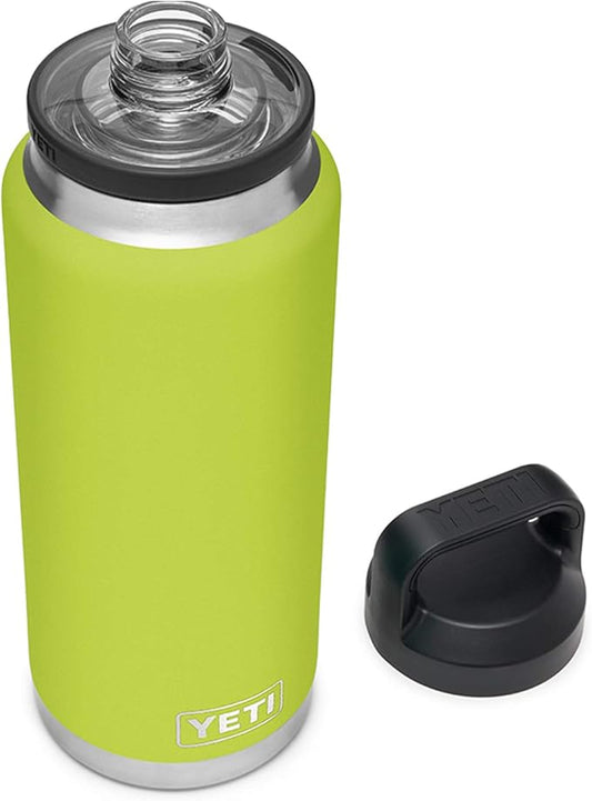 YETI Rambler 36 oz Bottle, Vacuum Insulated, Stainless Steel with Chug Cap, Chartreuse