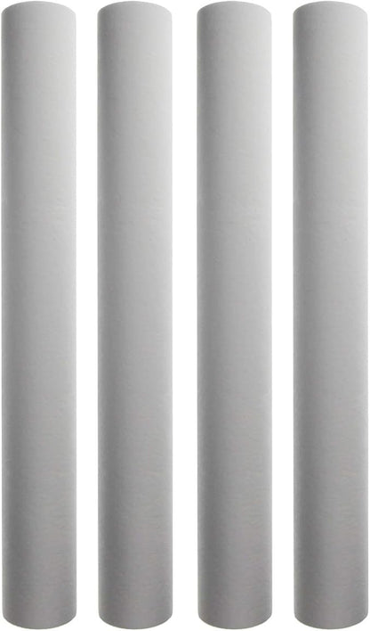 Tier1 10 Micron 20 Inch x 2.5 Inch | 4-Pack Spun Wound Polypropylene Whole House Sediment Water Filter Replacement Cartridge | Compatible with Pentek PD-10-20, Hydronix SDC-25-2010, Home Water Filter