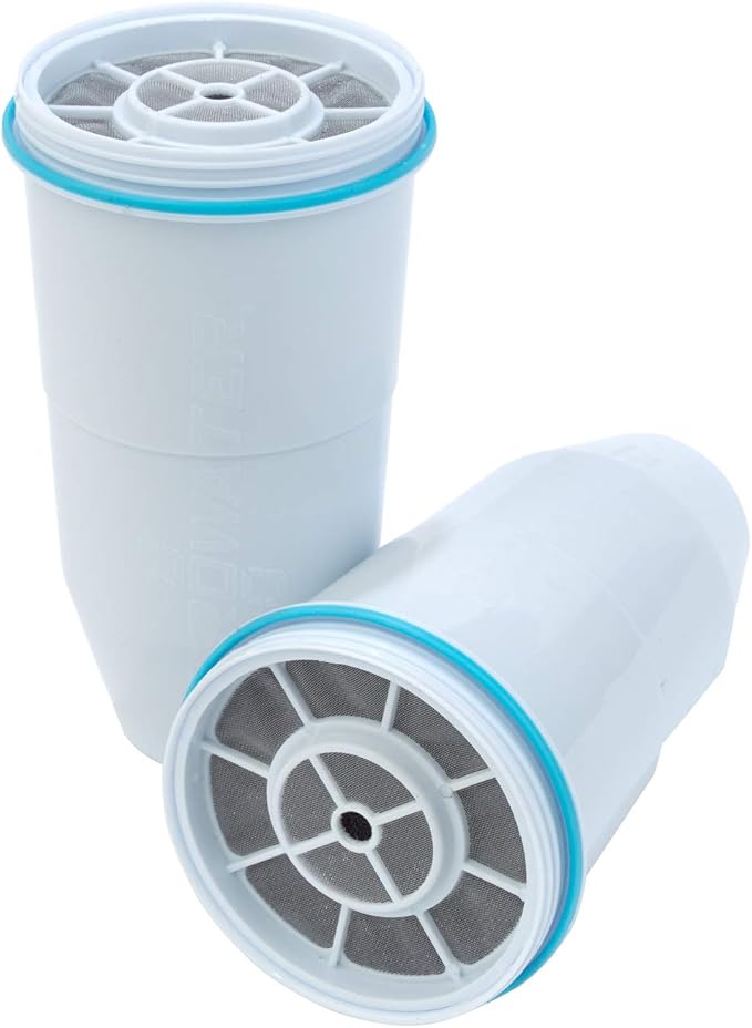 ZeroWater Starter Pack Bundle, 23 Cup Dispenser and 2-Pack Replacment Filters