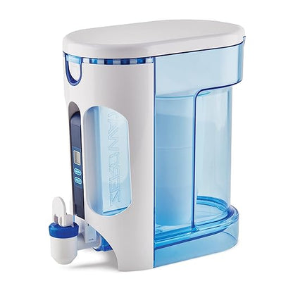 ZeroWater 12-Cup Ready-Read 5-Stage Water Filter Pitcher – 0 TDS for Improved Tap Water Taste - IAPMO Certified to Reduce Lead, Chromium, and PFOA/PFOS