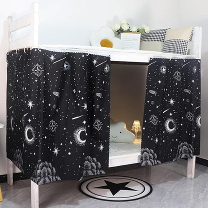 Students Dorm Bunk Bed Curtain Home Privacy Bed Shading Curtain Net Bed Cloth Dustproof Blackout Bed Canopy Bedding Curtain Students Dormitory Tent Lightproof Cloth Bedding Canopy Spread Curtain