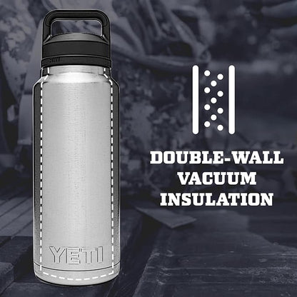 YETI Rambler 36 oz Bottle Retired Color, Vacuum Insulated, Stainless Steel with Chug Cap, Sharptail Taupe