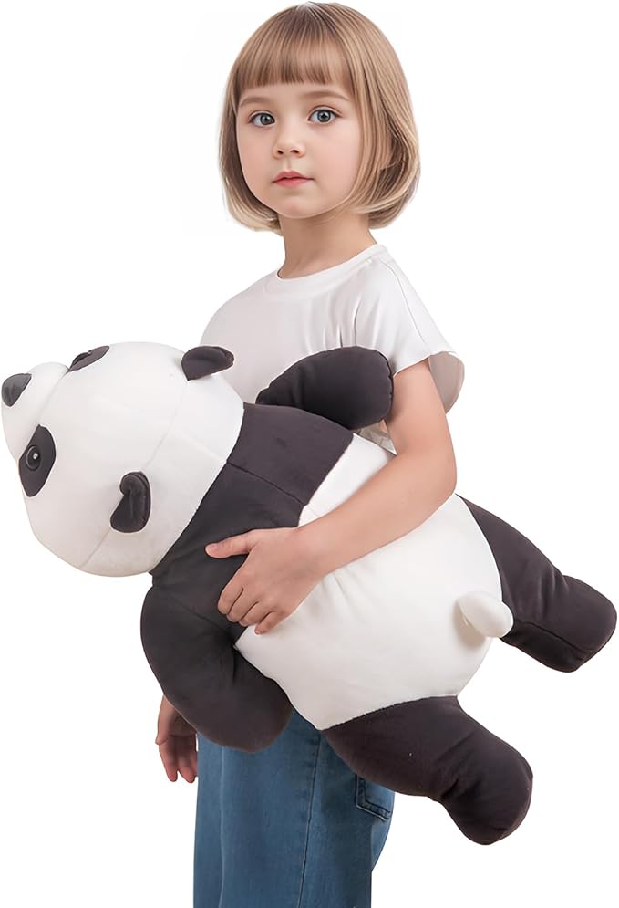 16inch Cute Giant Panda Bear Plush Soft Body Pillow, Panda Stuffed Animals Toys plushies, Gift for Kids,Girls and Boy, Birthday