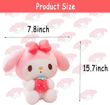 15.7" Cute Anime Plush Doll, Lovely Plush Stuffed Animal, Anime Cute Soft Plush Figure Toy, Pillow Plush Gift Filler Birthday Gift for Kids (SMelo)