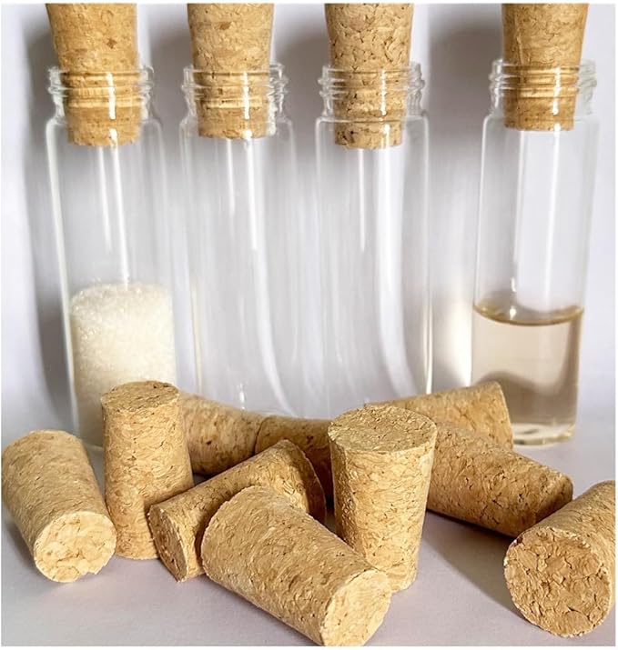 14 Pcs Cork Plugs Soft Wood Corks Natural Tapered Corks Wooden Replacement Corks Wine Bottle Stoppers for Bar,Restaurant,Home Wine and Beer Making Craft,Jars and Bottles, DIY Crafts, Leakproof