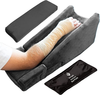 Zomaple Arm Elevation Pillow for Post Surgery Support - Recovery Boost Arm Pillow for Adults After Surgery - Arm Rest Pillow for Bed & Couch with Elbow Pillow [Patented Design]