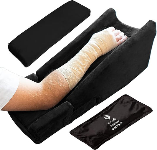 Zomaple Adjustable Arm Elevation Pillow for Post Surgery Support - Recovery Boost Arm Pillow for Adults After Surgery - Arm Rest Pillow for Bed & Couch with Elbow Pillow [Patented Design]